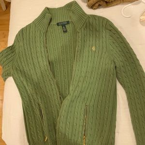 Cardigan zip up sweater